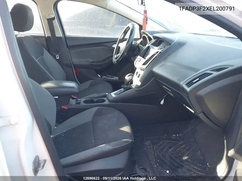 2014 FORD FOCUS VIN 1FADP3F2XEL200791 — фото 5