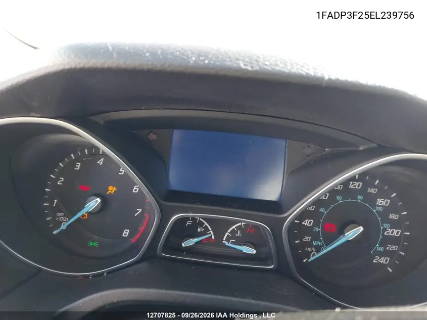 2014 FORD FOCUS VIN 1FADP3F25EL239756 — фото 7