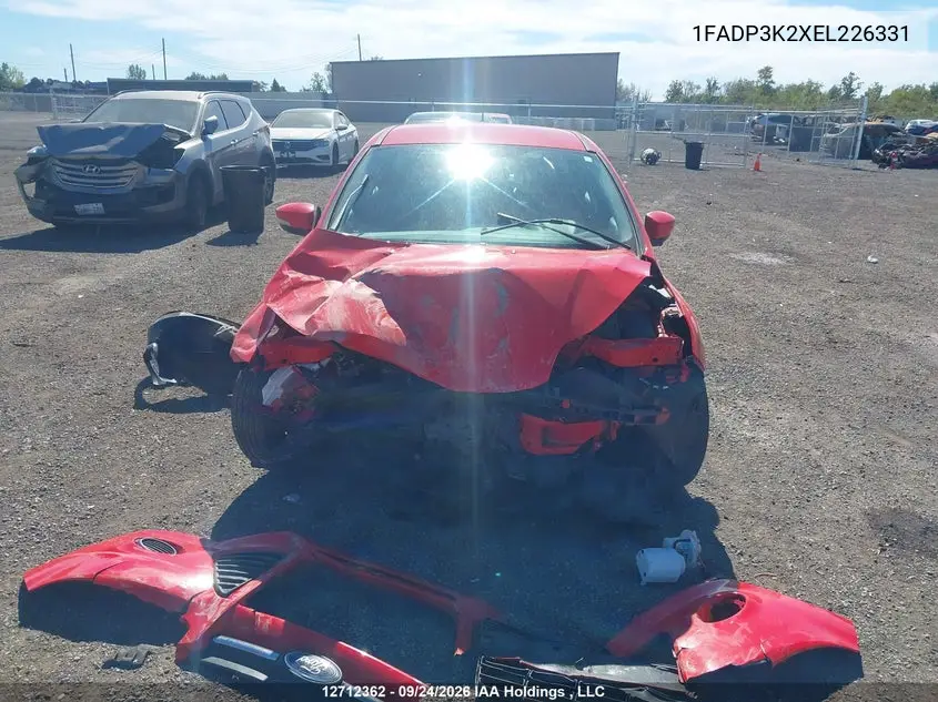 2014 FORD FOCUS VIN 1FADP3K2XEL226331 — фото 13