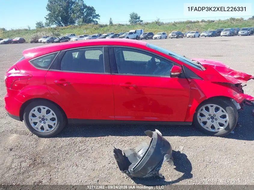 2014 FORD FOCUS VIN 1FADP3K2XEL226331 — фото 14