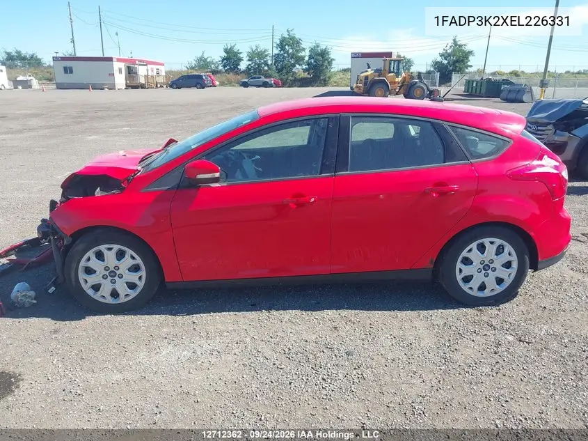 2014 FORD FOCUS VIN 1FADP3K2XEL226331 — фото 15