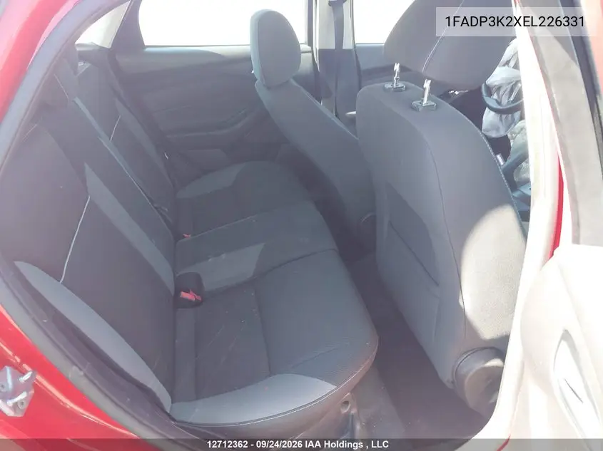 2014 FORD FOCUS VIN 1FADP3K2XEL226331 — фото 8