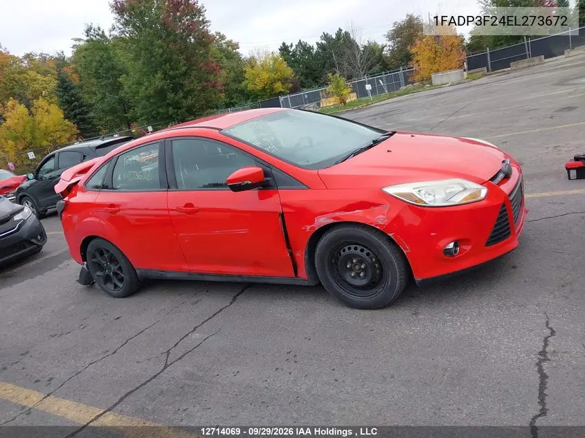 2014 FORD FOCUS VIN 1FADP3F24EL273672 — фото 13