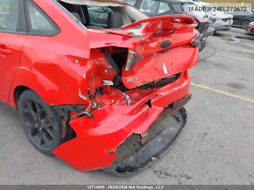 2014 FORD FOCUS VIN 1FADP3F24EL273672 — фото 6