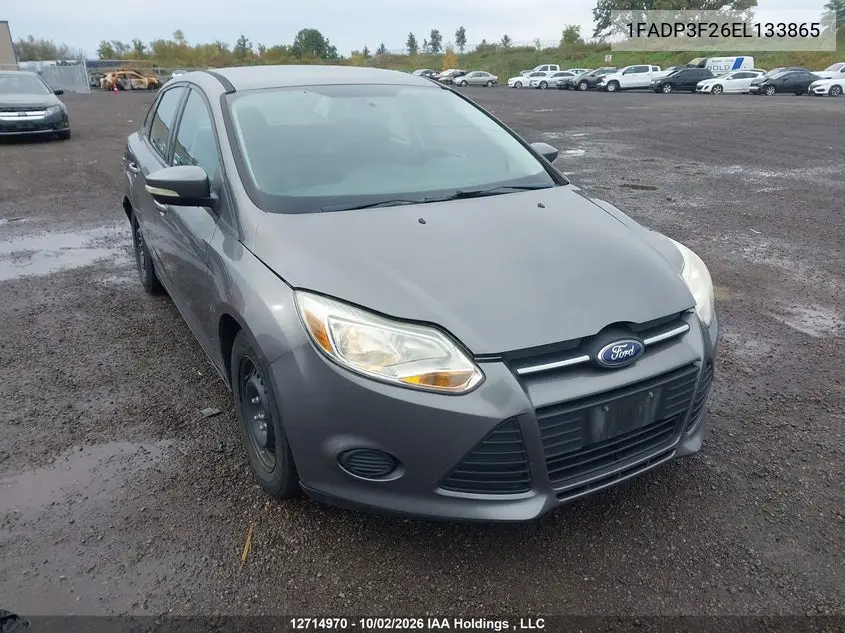 FORD FOCUS 2014, VIN 1FADP3F26EL133865