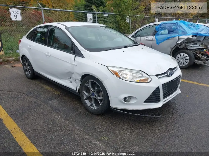 FORD FOCUS 2014, VIN 1FADP3F26EL133557