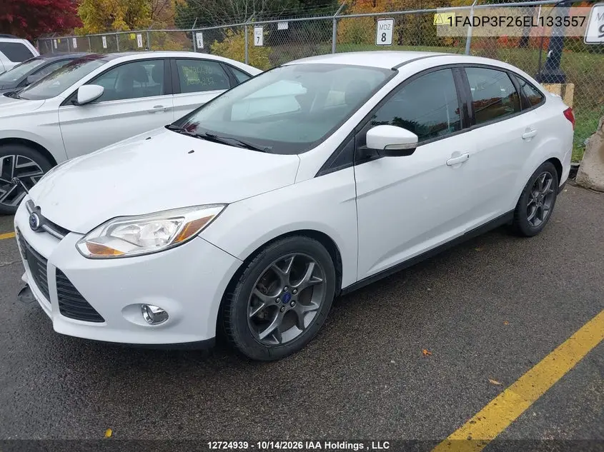 2014 FORD FOCUS VIN 1FADP3F26EL133557 — фото 2