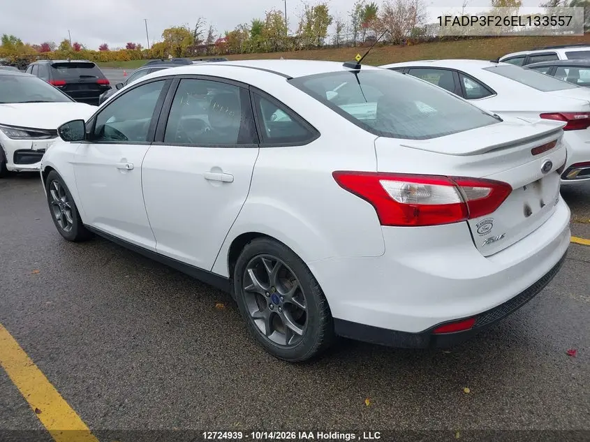 2014 FORD FOCUS VIN 1FADP3F26EL133557 — фото 3