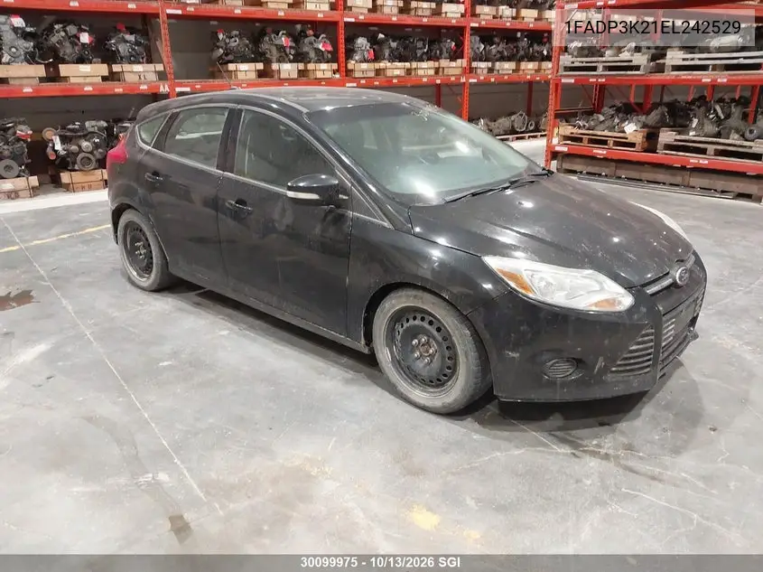 FORD FOCUS 2014, VIN 1FADP3K21EL242529
