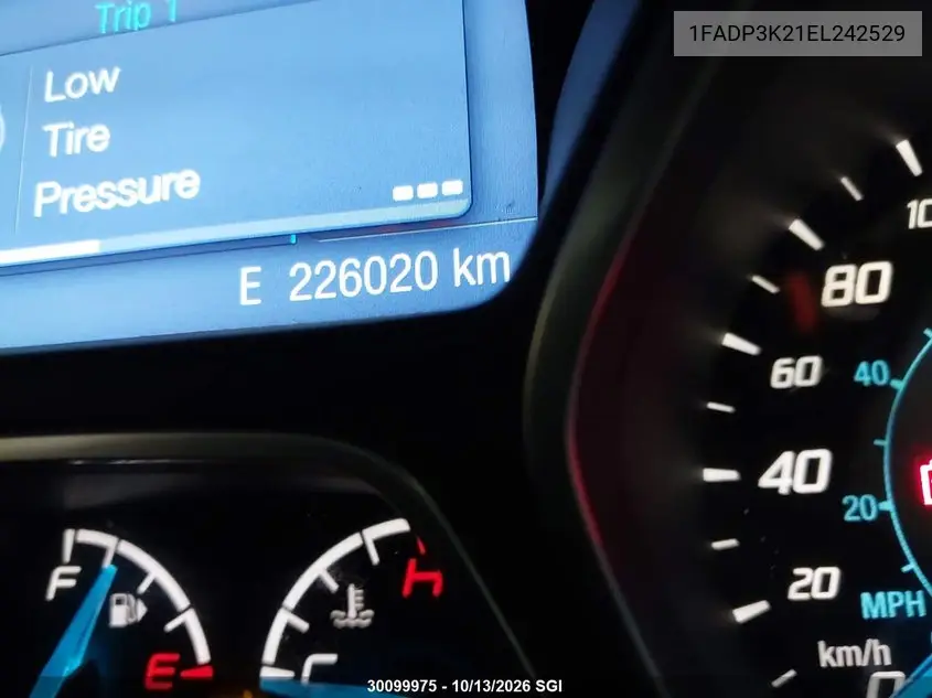 2014 FORD FOCUS VIN 1FADP3K21EL242529 — фото 15