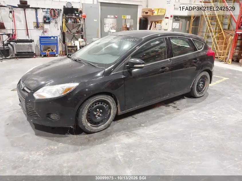 2014 FORD FOCUS VIN 1FADP3K21EL242529 — фото 2