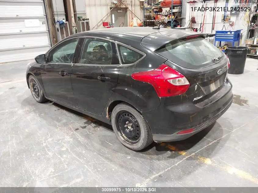 2014 FORD FOCUS VIN 1FADP3K21EL242529 — фото 3