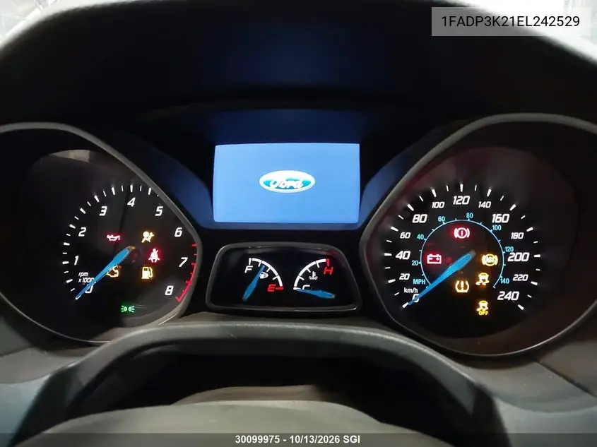 2014 FORD FOCUS VIN 1FADP3K21EL242529 — фото 7
