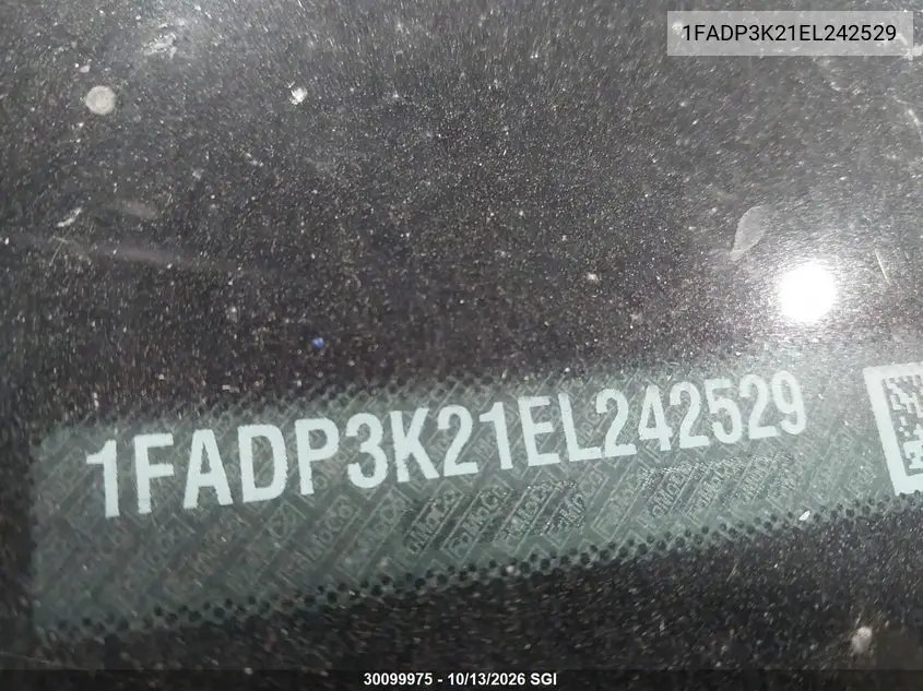 2014 FORD FOCUS VIN 1FADP3K21EL242529 — фото 9
