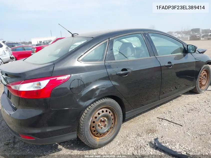 2014 FORD FOCUS VIN 1FADP3F23EL389414 — фото 4