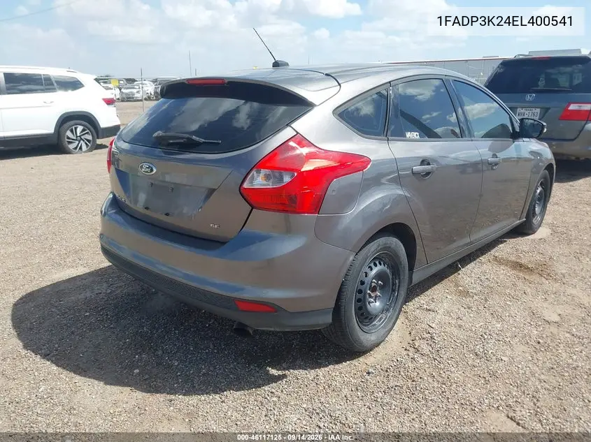2014 FORD FOCUS VIN 1FADP3K24EL400541 — фото 4