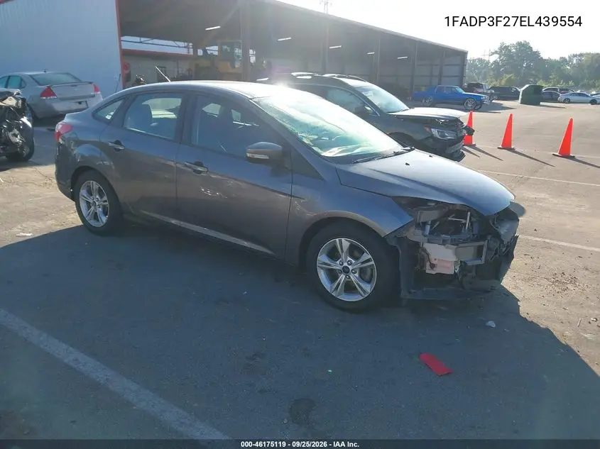 FORD FOCUS 2014, VIN 1FADP3F27EL439554