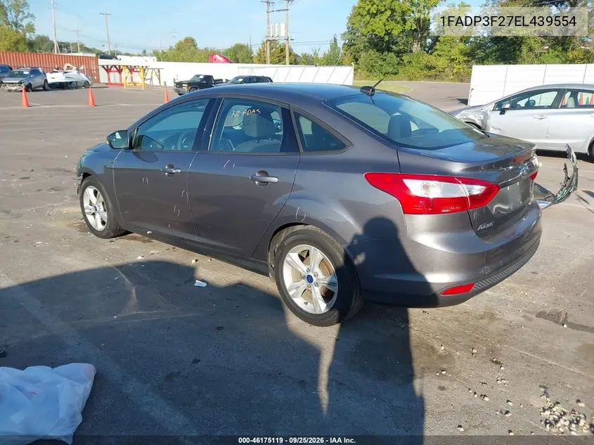 2014 FORD FOCUS VIN 1FADP3F27EL439554 — фото 3