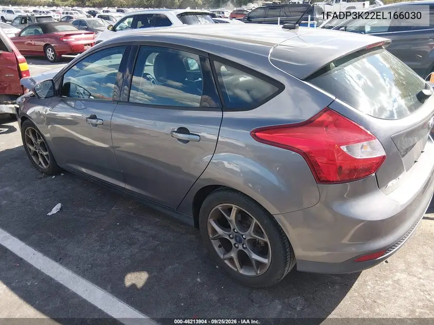 2014 FORD FOCUS VIN 1FADP3K22EL166030 — фото 3