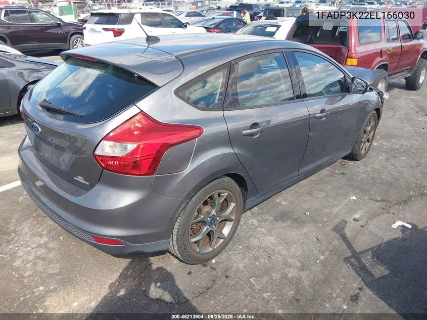 2014 FORD FOCUS VIN 1FADP3K22EL166030 — фото 4