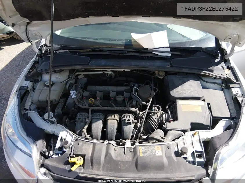 2014 FORD FOCUS VIN 1FADP3F22EL275422 — фото 10