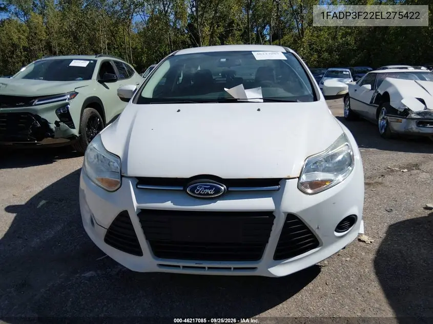 2014 FORD FOCUS VIN 1FADP3F22EL275422 — фото 13