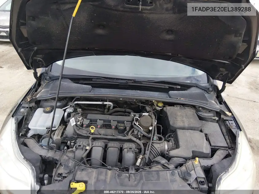 2014 FORD FOCUS VIN 1FADP3E20EL389288 — фото 10