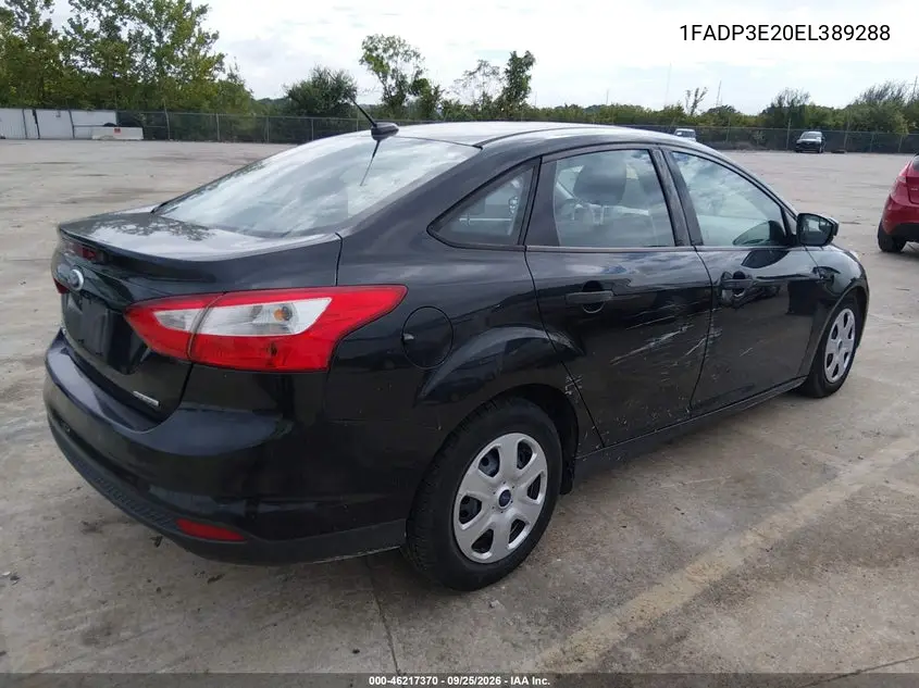 2014 FORD FOCUS VIN 1FADP3E20EL389288 — фото 4