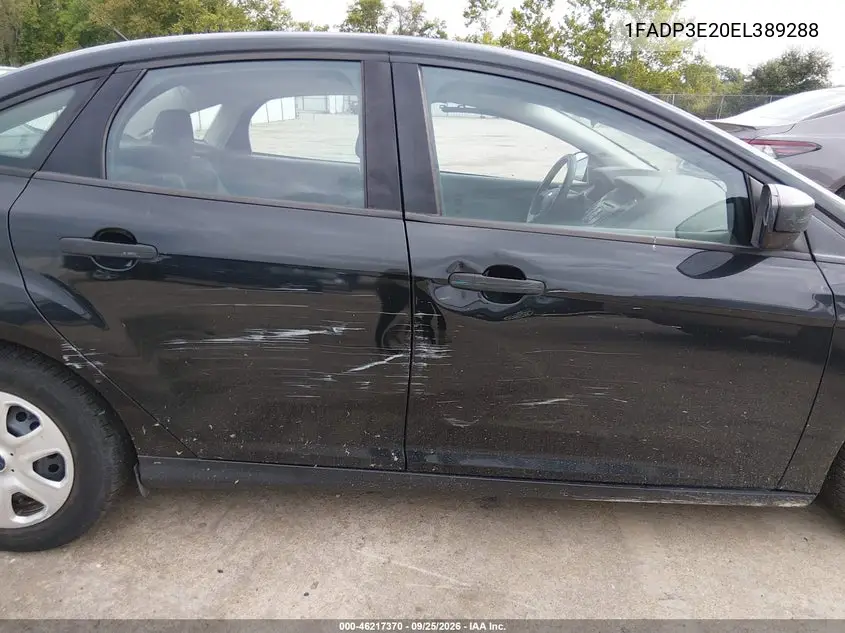 2014 FORD FOCUS VIN 1FADP3E20EL389288 — фото 6