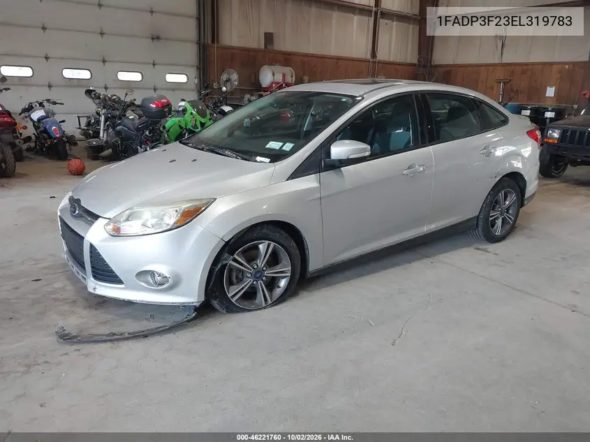 2014 FORD FOCUS VIN 1FADP3F23EL319783 — фото 2