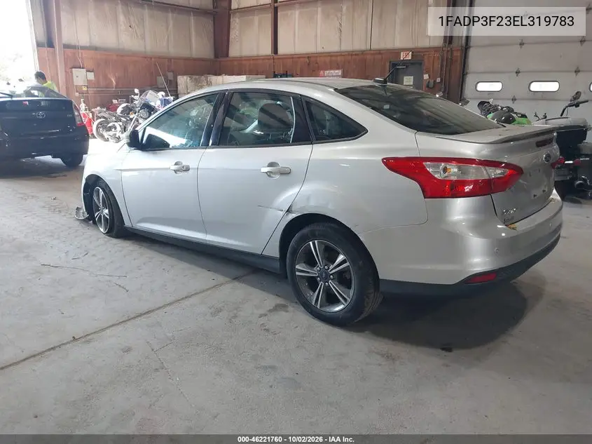 2014 FORD FOCUS VIN 1FADP3F23EL319783 — фото 3