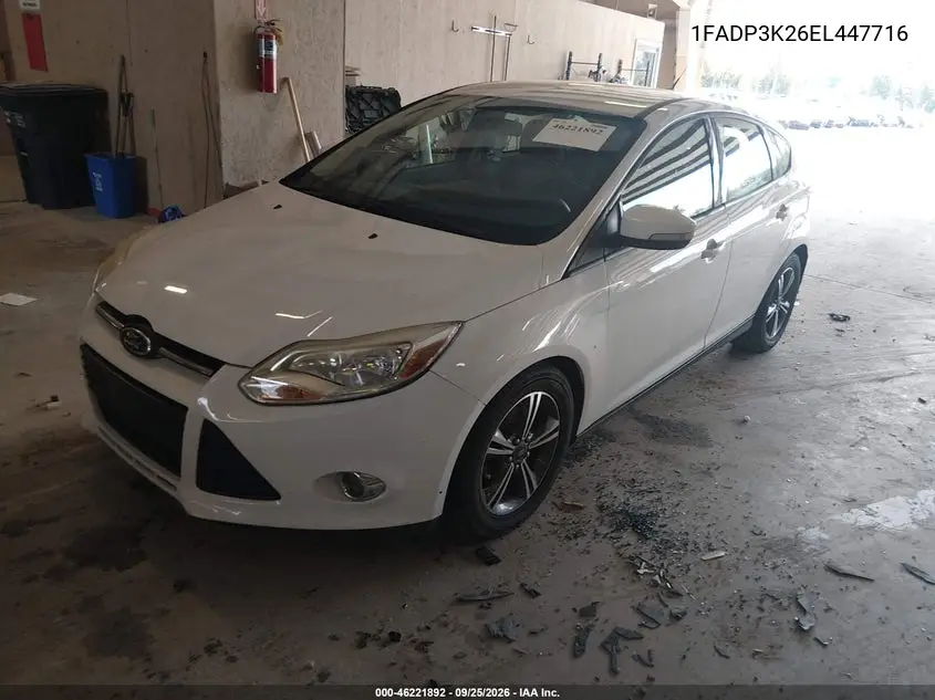 2014 FORD FOCUS VIN 1FADP3K26EL447716 — фото 2