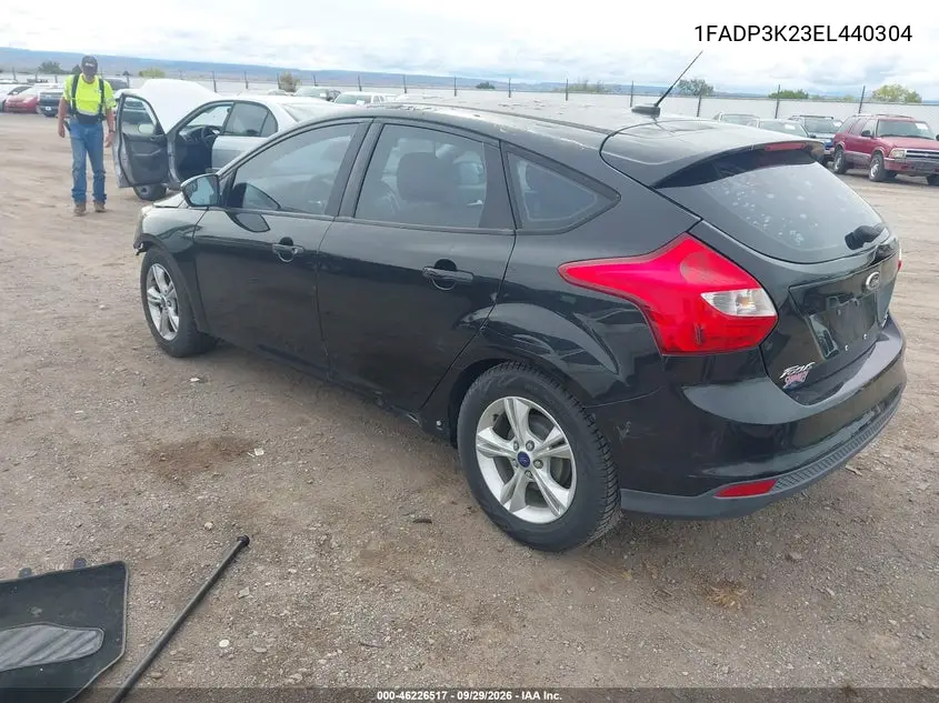 2014 FORD FOCUS VIN 1FADP3K23EL440304 — фото 3