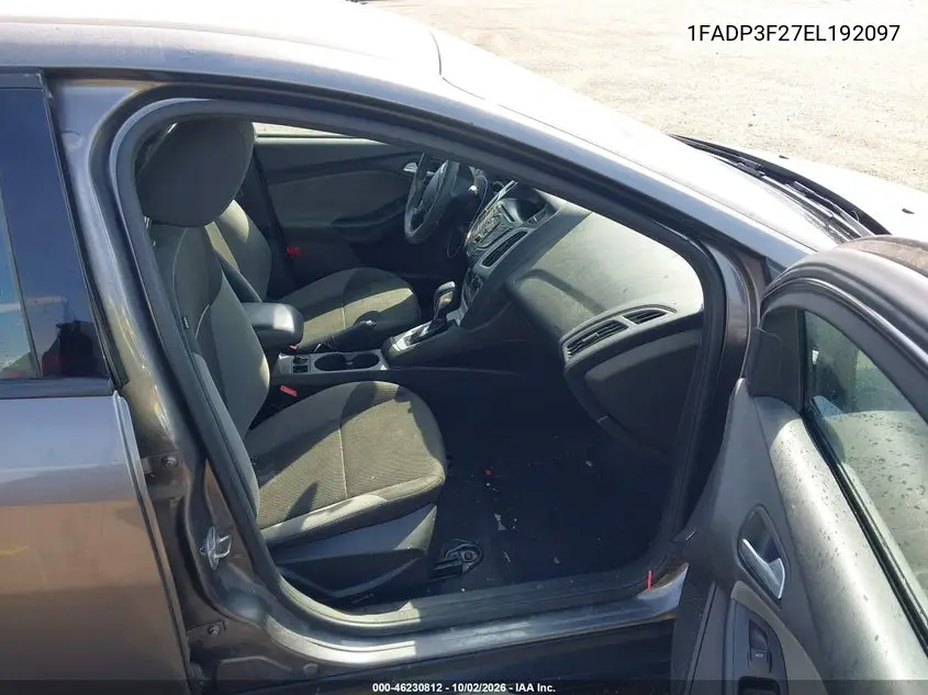 2014 FORD FOCUS VIN 1FADP3F27EL192097 — фото 5