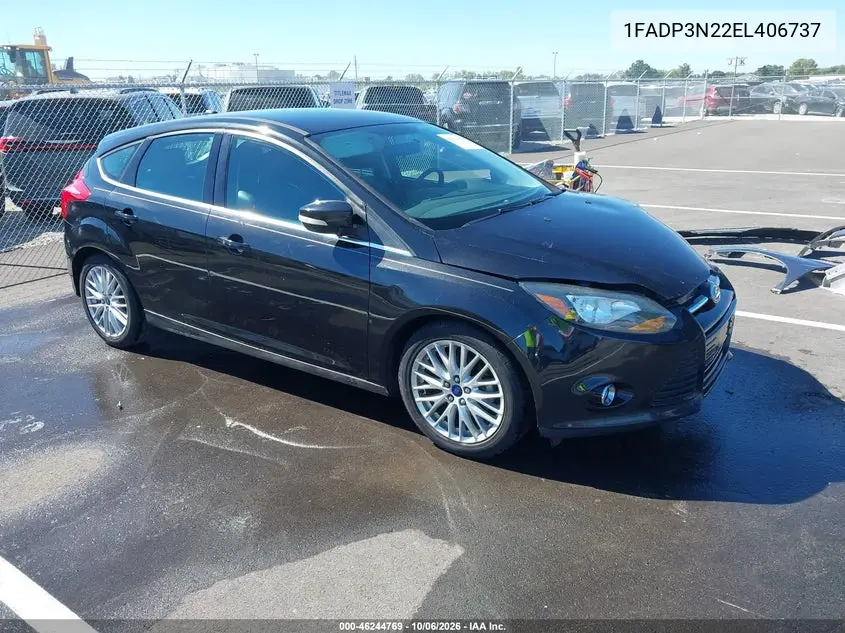 FORD FOCUS 2014, VIN 1FADP3N22EL406737