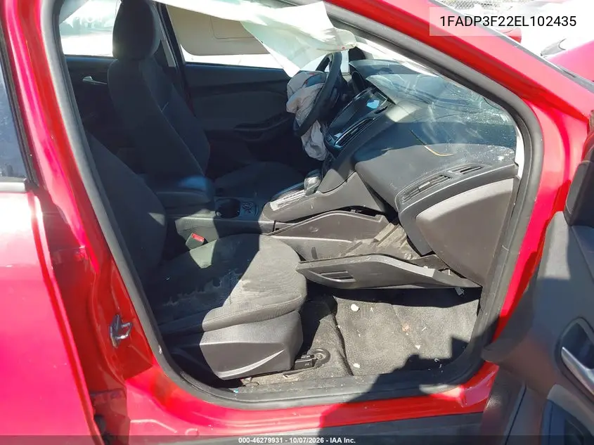 2014 FORD FOCUS VIN 1FADP3F22EL102435 — фото 5