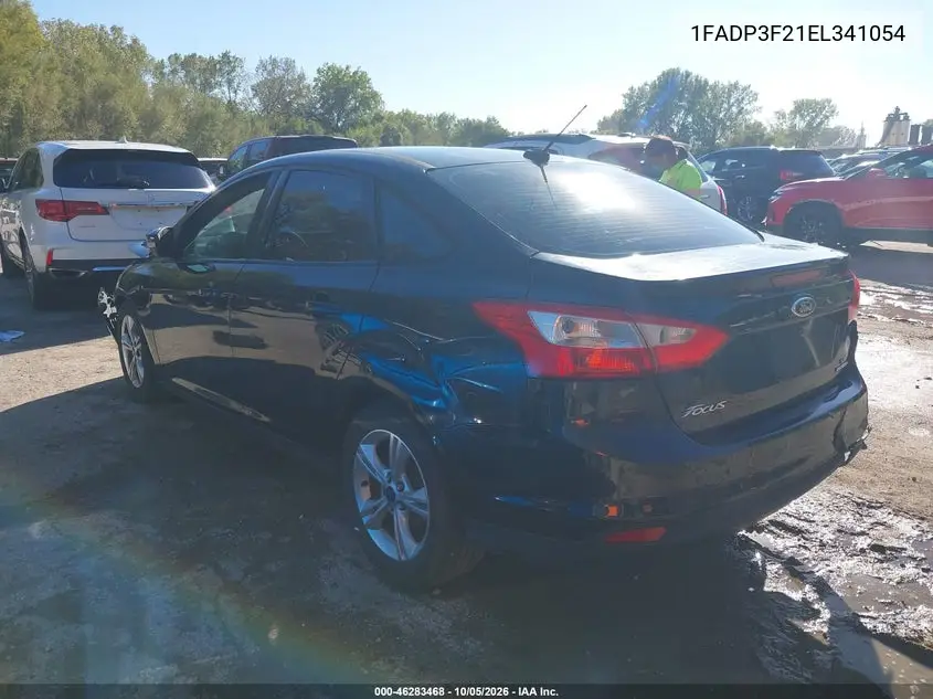2014 FORD FOCUS VIN 1FADP3F21EL341054 — фото 3
