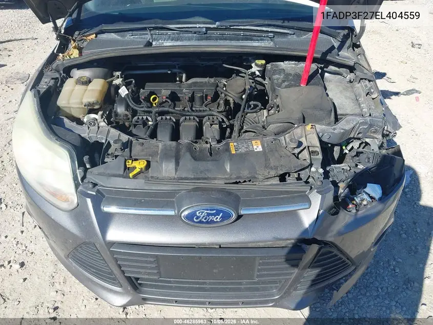 2014 FORD FOCUS VIN 1FADP3F27EL404559 — фото 10