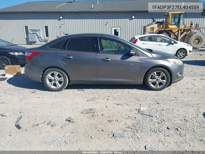 2014 FORD FOCUS VIN 1FADP3F27EL404559 — фото 13