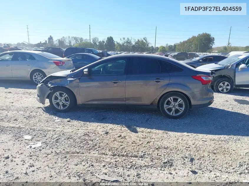 2014 FORD FOCUS VIN 1FADP3F27EL404559 — фото 14