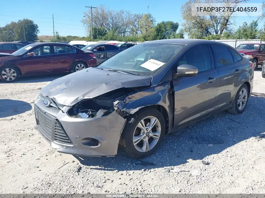 2014 FORD FOCUS VIN 1FADP3F27EL404559 — фото 2