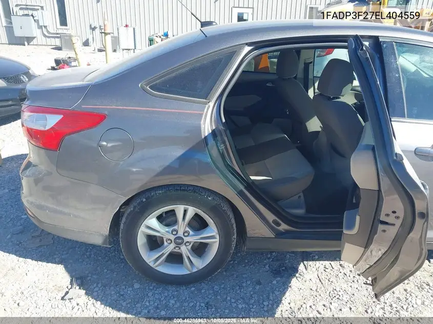 2014 FORD FOCUS VIN 1FADP3F27EL404559 — фото 8