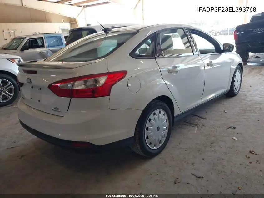 2014 FORD FOCUS VIN 1FADP3F23EL393768 — фото 4