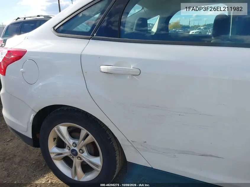 2014 FORD FOCUS VIN 1FADP3F26EL211982 — фото 13