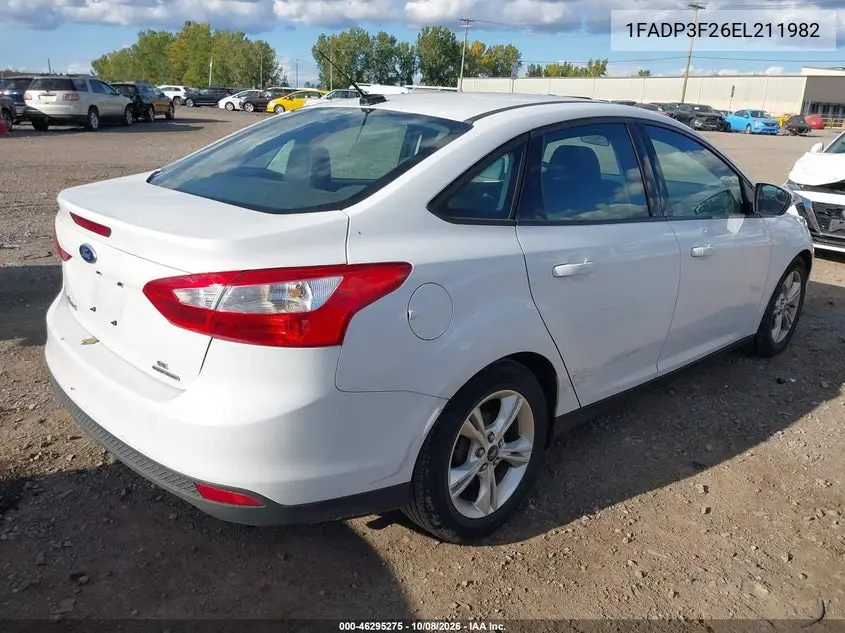 2014 FORD FOCUS VIN 1FADP3F26EL211982 — фото 4