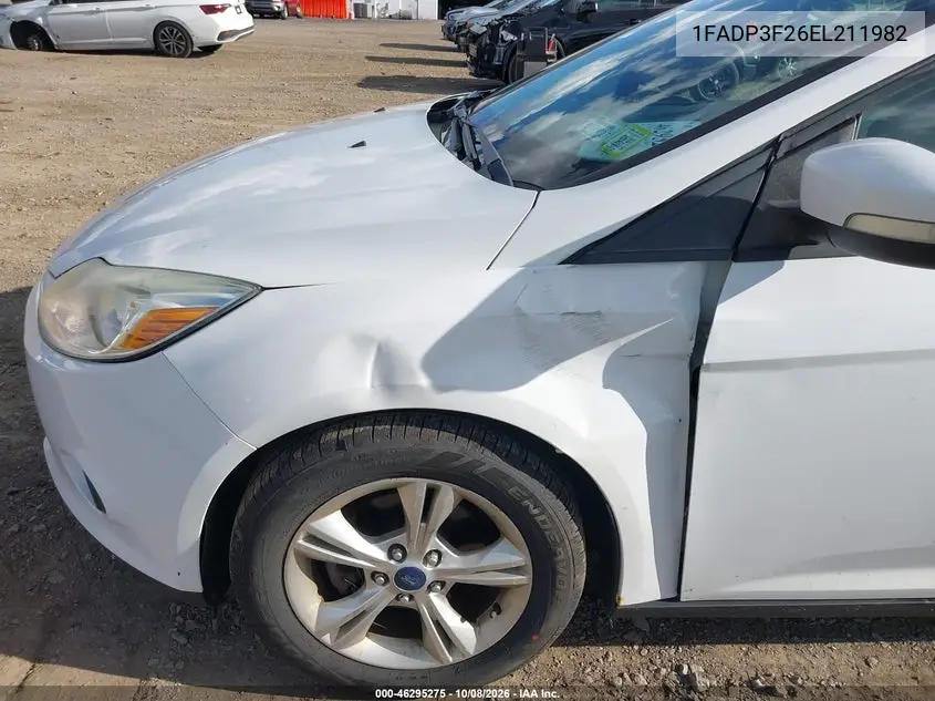 2014 FORD FOCUS VIN 1FADP3F26EL211982 — фото 6