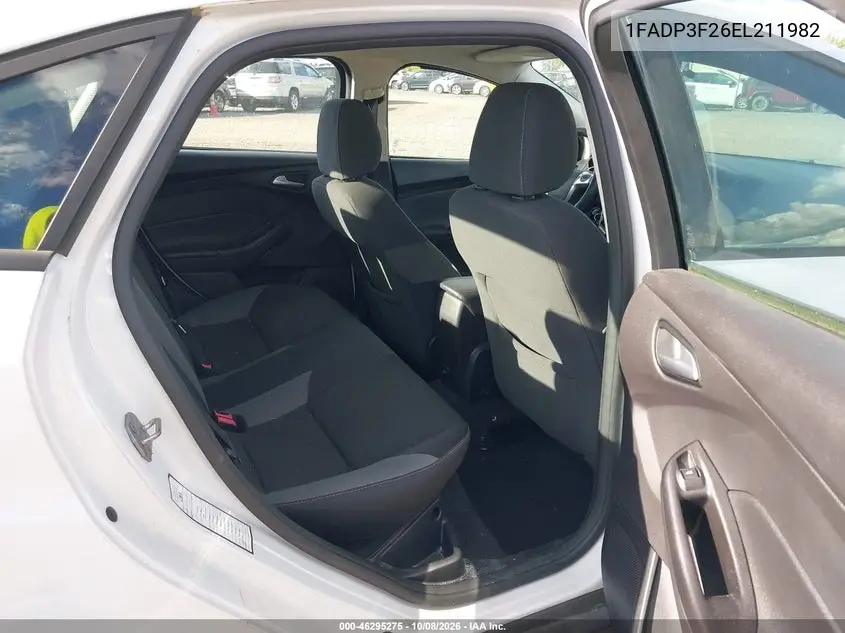 2014 FORD FOCUS VIN 1FADP3F26EL211982 — фото 8