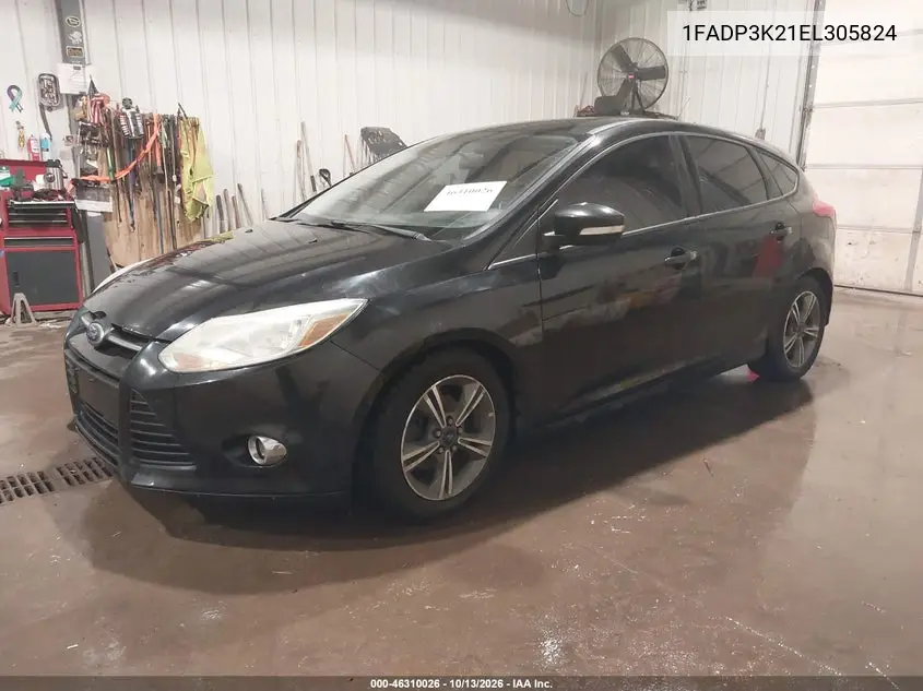 2014 FORD FOCUS VIN 1FADP3K21EL305824 — фото 2