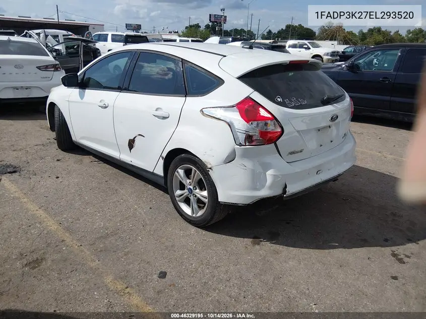 2014 FORD FOCUS VIN 1FADP3K27EL293520 — фото 3