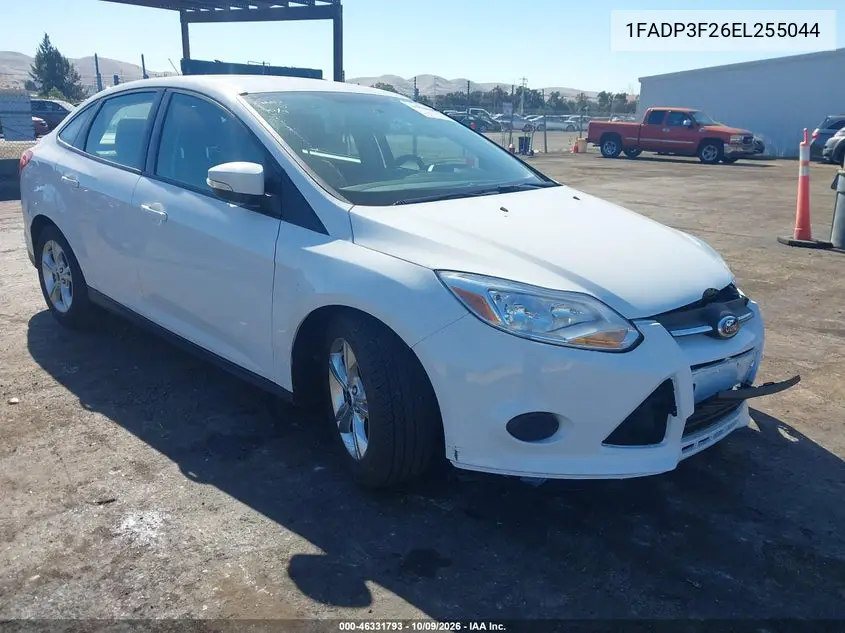 FORD FOCUS 2014, VIN 1FADP3F26EL255044